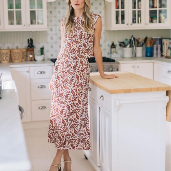 Julia Amory Dresses & Skirts - Julia Amory TURKISH PAISLEY Top XS